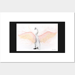 White Swan Posters and Art